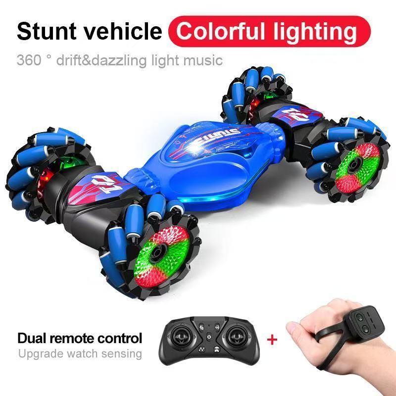 4WD Deformation RC Stunt Car | Gesture Sensor & Lights | Off-Road Drift