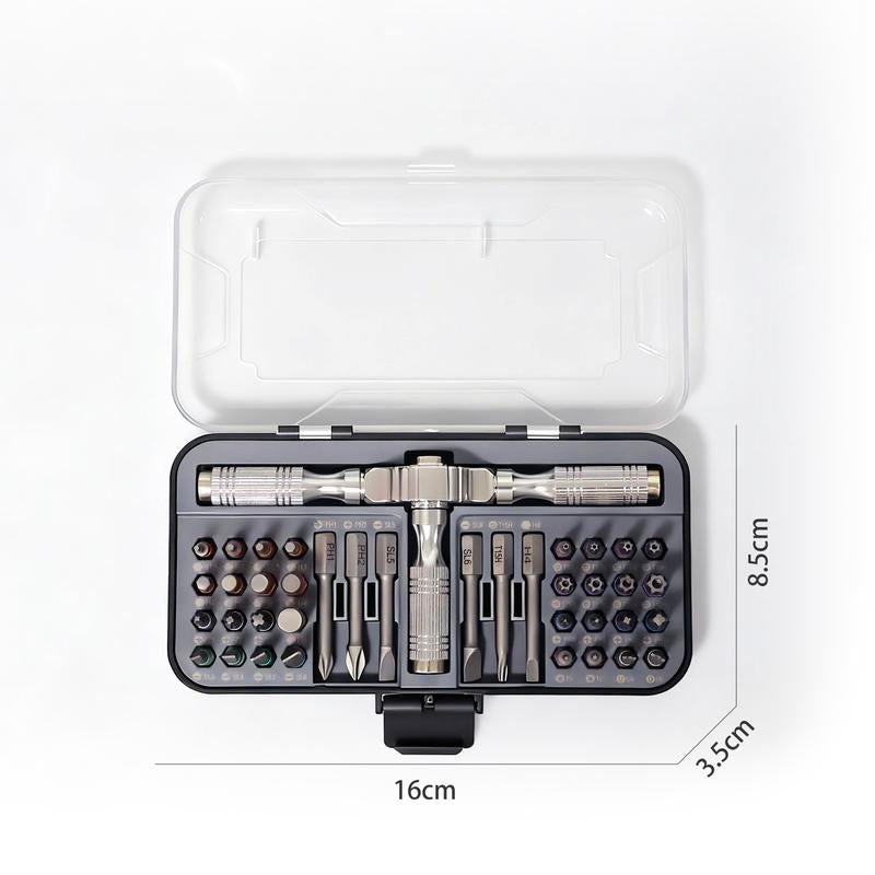 Multifunktionales Schraubendreher-Set, 38-in-1 magnetisches Schraubendreher-Bit-Set, Haushalts-Reparaturwerkzeugset, geeignet für Möbel, Fahrräder, Computer und die Reparatur elektronischer Geräte