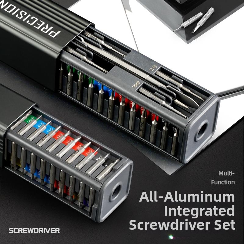 52/49-in-1 Magnetic Precision Screwdriver Set, Portable Manual Tool for Computer & Hardware Repair