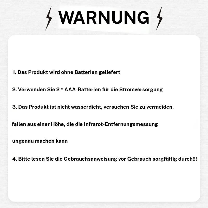 3 in 1 digitaler Laser-Entfernungsmesser, tragbarer Laser-Entfernungsmesser, professionelles Messwerkzeug für Zuhause und Büro