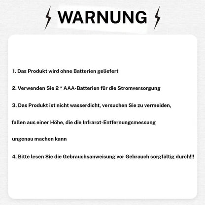 3 in 1 digitaler Laser-Entfernungsmesser, tragbarer Laser-Entfernungsmesser, professionelles Messwerkzeug für Zuhause und Büro