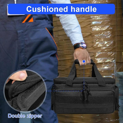 Werkzeugtasche, Tragbare Werkzeugaufbewahrungstasche mit Großer Kapazität, Robuster Werkzeugorganizer für Mechaniker, Profis und Heimwerker