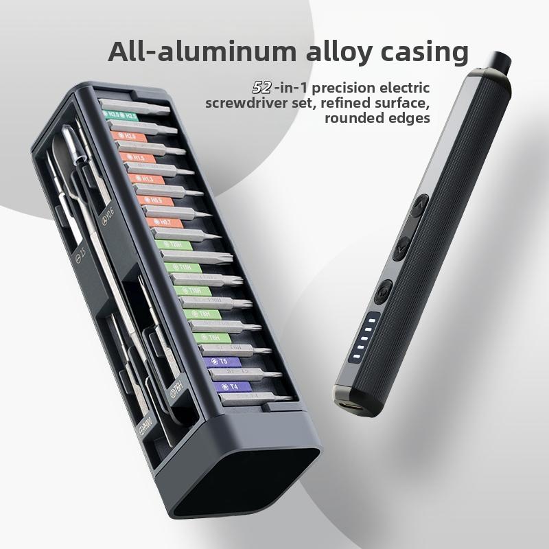 52/49-in-1 Magnetic Precision Screwdriver Set, Portable Manual Tool for Computer & Hardware Repair