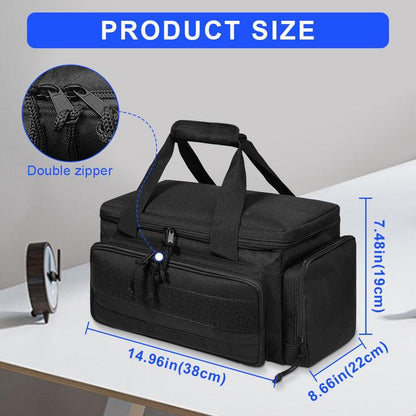 Werkzeugtasche, Tragbare Werkzeugaufbewahrungstasche mit Großer Kapazität, Robuster Werkzeugorganizer für Mechaniker, Profis und Heimwerker