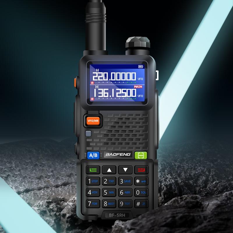 Uv5RH Two Way Radio, 10W Leistung, 6 Frequenzbänder, Kanalauswahl, USB-Transceiver, Amateurband, 50km Reichweite