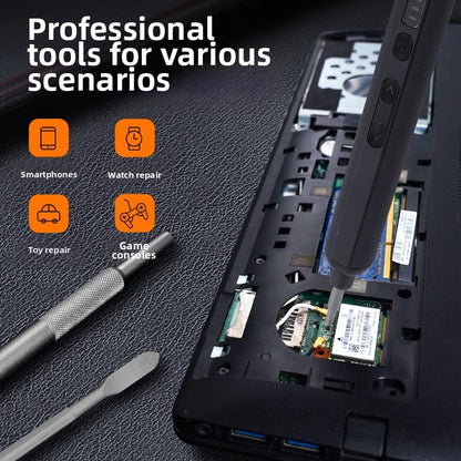 AIK - 138 in 1 Präzisionsschraubendreher-Set, 1 multifunktionales elektrisches Schraubendreher-Set, professionelles elektronisches Zubehör für PC, Xbox, Telefon, Computer