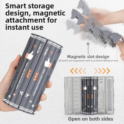 AIK - 138 in 1 Präzisionsschraubendreher-Set, 1 multifunktionales elektrisches Schraubendreher-Set, professionelles elektronisches Zubehör für PC, Xbox, Telefon, Computer
