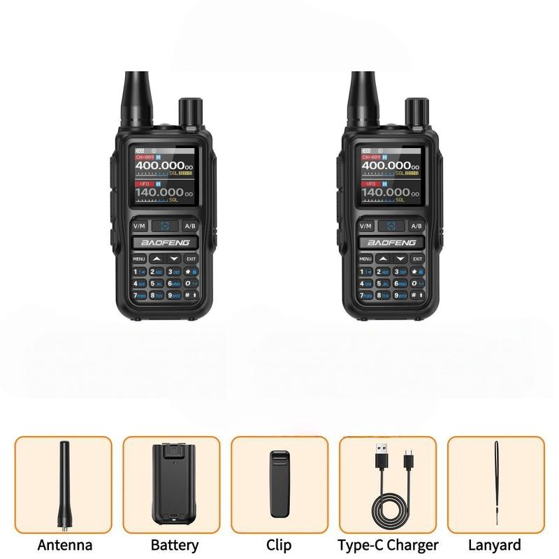 UV-5R Multiband-Mini-Walkie-Talkie, Bluetooth-Programmierung, drahtlose Frequenzkopie, 999 Kanäle, Typ-C, Zwei-Wege-Funkgerät mit großer Reichweite