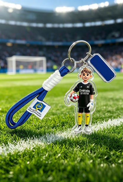 Custom Acrylic Keychains, Large Size 3D Cartoon-Style Sports Photos