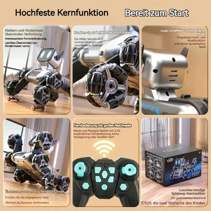 Gesteaktivierter ferngesteuerter robotischer Hund, achtbeiniger Stunt-Roboterhund, elektrischer kletternder und drifter Roboterhund, Kinder-Spielzeug, Kindergeschenk, Weihnachtsgeschenk.