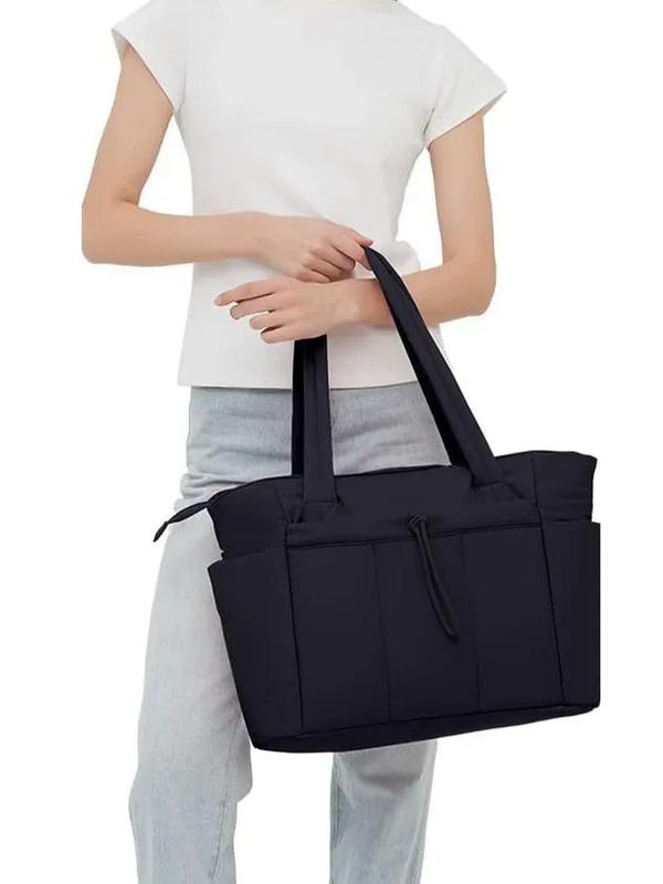Wasserdichte Tasche, Leichte Zipper Große Weiche Nylon Handtasche, Multi-Taschen Umhängetasche für Schule, Arbeit, Reisen