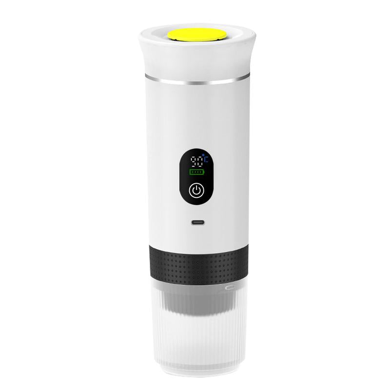 Tragbarer Elektrischer Espresso-Maker, LCD，USB-Aufladbare Kaffeemaschine für Zuhause & Reisen, Kompatibel mit Nespresso Dolce Kapseln, Espresso-Maschine