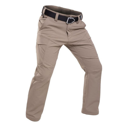 AIK Fleece-Lined Waterproof Cargo Pants for Fall & Winter Outdoor Hiking