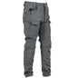 Men's Multifunctional Tactical Hiking Pants Durable Non-Stretch with Zipper Pockets