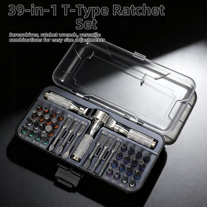 Multifunktionales Schraubendreher-Set, 38-in-1 magnetisches Schraubendreher-Bit-Set, Haushalts-Reparaturwerkzeugset, geeignet für Möbel, Fahrräder, Computer und die Reparatur elektronischer Geräte