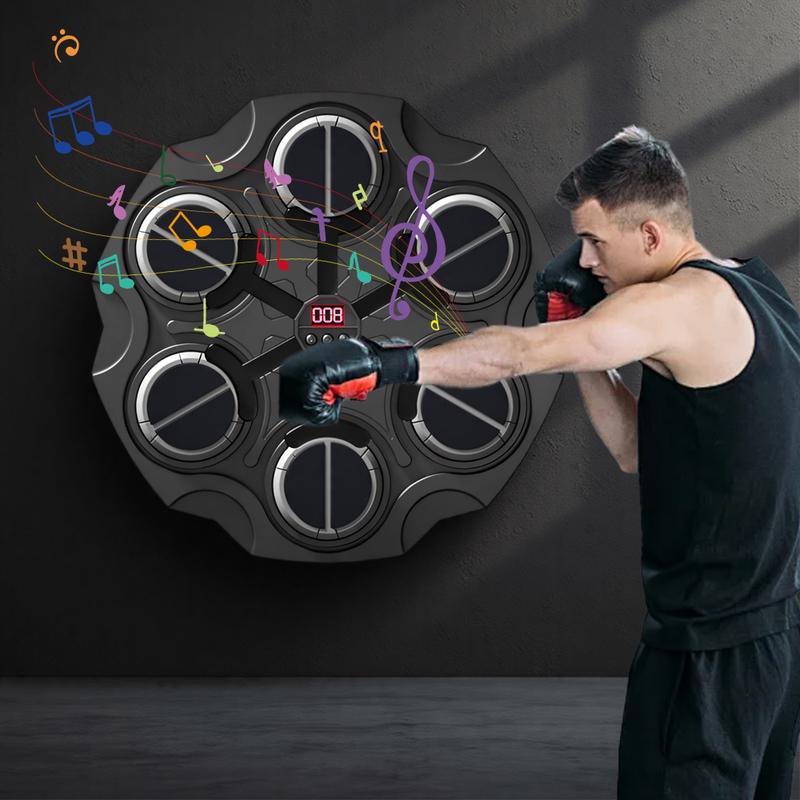 6 in 1 Smart Music Punching Bag, elektrische Boxhandschuhe| Boxen und Kampfsport, elektronischer Boxsack für Zuhause| Kinder Box, Trainingsgeräte| tragbarer Stoßdämpfer| mehrere Szenarien für Studium / Schlafraum