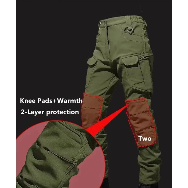 Herren Camouflage Fleece Jacke und Hose Set, Winddicht, Wind-resistant and water-resistant,Reißfest, Hohe Qualität, Weich mit mehreren Taschen, Kapuzen Design, Perfekt, 2 Pcs