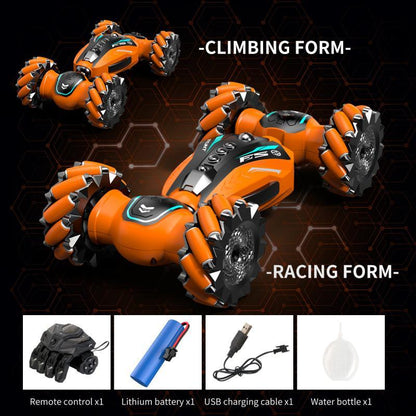 Ferngesteuertes Auto, 4WD RC Drift Car Spielzeug mit Gestensteuerung, 360 °   Drehung Transform RC Auto für Jungen und Mädchen