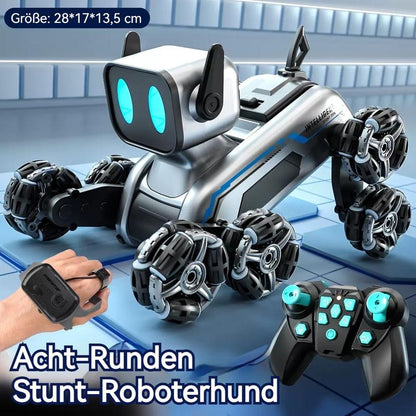Gesteaktivierter ferngesteuerter robotischer Hund, achtbeiniger Stunt-Roboterhund, elektrischer kletternder und drifter Roboterhund, Kinder-Spielzeug, Kindergeschenk, Weihnachtsgeschenk.
