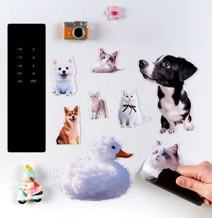Personalized Photo Magnet, Friendship Gift, Custom Acrylic Portrait Keepsake,Birthday Gifts, Wedding Magnet,Family Photo Fridge Magnets
