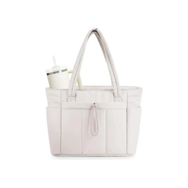 Wasserdichte Tasche, Leichte Zipper Große Weiche Nylon Handtasche, Multi-Taschen Umhängetasche für Schule, Arbeit, Reisen