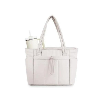 Wasserdichte Tasche, Leichte Zipper Große Weiche Nylon Handtasche, Multi-Taschen Umhängetasche für Schule, Arbeit, Reisen