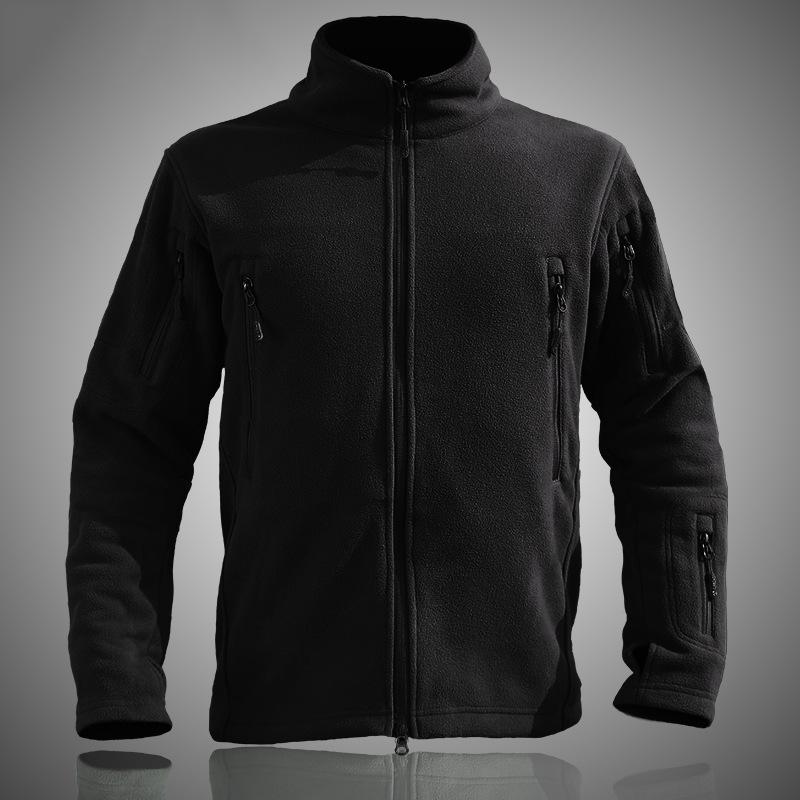 AIK Outdoor Fleece Jacket: Multi-Pocket Thermal Mid-Layer for Shell Jackets