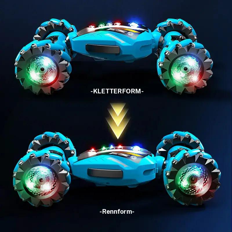 Ferngesteuertes Auto, 4WD RC Drift Car Spielzeug mit Gestensteuerung, 360 °   Drehung Transform RC Auto für Jungen und Mädchen