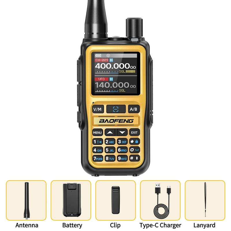 UV-5R Multiband-Mini-Walkie-Talkie, Bluetooth-Programmierung, drahtlose Frequenzkopie, 999 Kanäle, Typ-C, Zwei-Wege-Funkgerät mit großer Reichweite