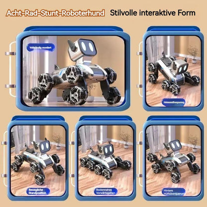 Gesteaktivierter ferngesteuerter robotischer Hund, achtbeiniger Stunt-Roboterhund, elektrischer kletternder und drifter Roboterhund, Kinder-Spielzeug, Kindergeschenk, Weihnachtsgeschenk.