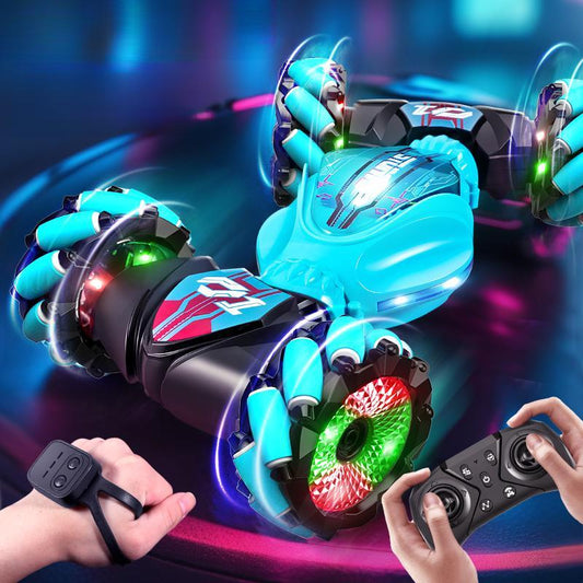 Ferngesteuertes Stunt-Auto mit Licht, Gestensensor, Off-Road-Klettern, 4WD-Verformung, RC-Drift-Auto, Geburtstagsgeschenk, Weihnachtsgeschenk