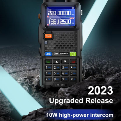 Uv5RH Two Way Radio, 10W Leistung, 6 Frequenzbänder, Kanalauswahl, USB-Transceiver, Amateurband, 50km Reichweite
