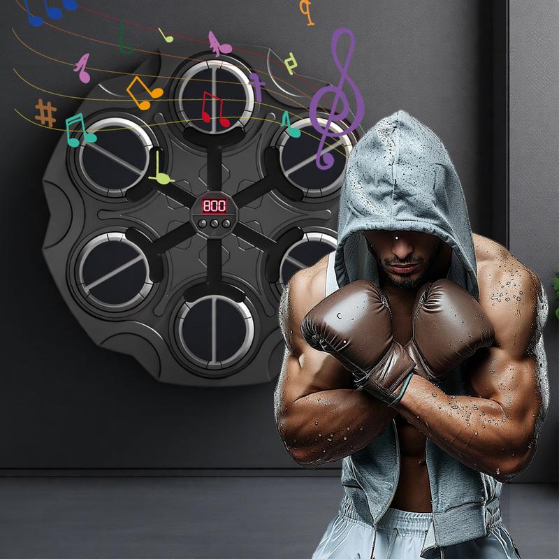 6 in 1 Smart Music Punching Bag, elektrische Boxhandschuhe| Boxen und Kampfsport, elektronischer Boxsack für Zuhause| Kinder Box, Trainingsgeräte| tragbarer Stoßdämpfer| mehrere Szenarien für Studium / Schlafraum