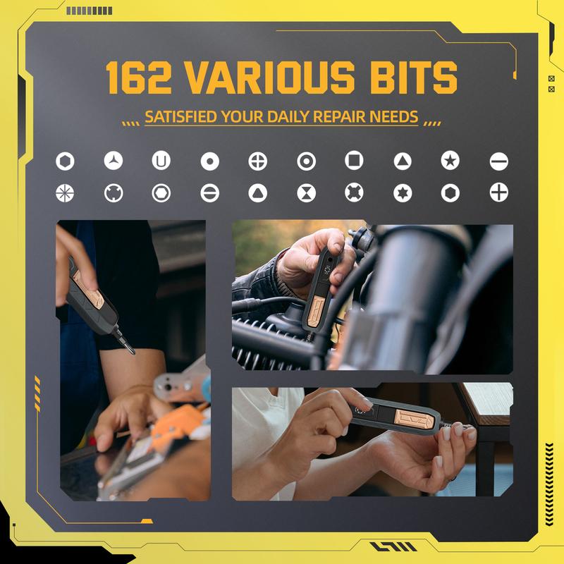 Mustbau 180-in-1 Mini Precision Screwdriver Kit, for Mobile, Laptop, Eyeglass & Watch Repair