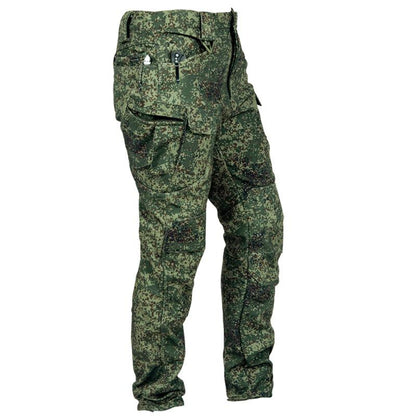 Men's Multifunctional Tactical Hiking Pants Durable Non-Stretch with Zipper Pockets