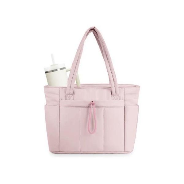 Wasserdichte Tasche, Leichte Zipper Große Weiche Nylon Handtasche, Multi-Taschen Umhängetasche für Schule, Arbeit, Reisen