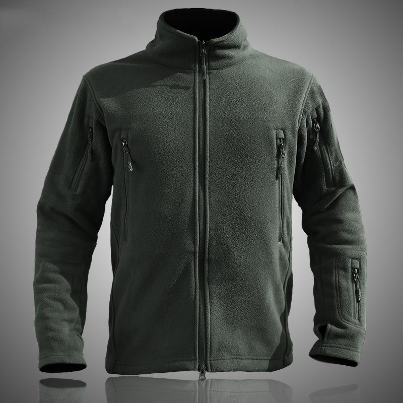 AIK Outdoor Fleece Jacket: Multi-Pocket Thermal Mid-Layer for Shell Jackets