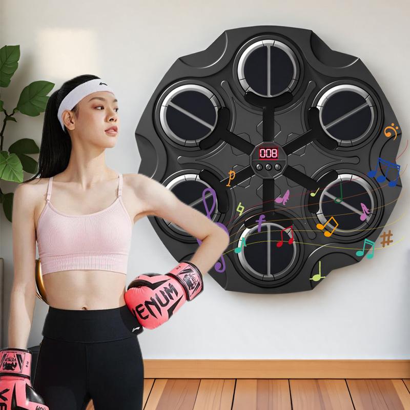 6 in 1 Smart Music Punching Bag, elektrische Boxhandschuhe| Boxen und Kampfsport, elektronischer Boxsack für Zuhause| Kinder Box, Trainingsgeräte| tragbarer Stoßdämpfer| mehrere Szenarien für Studium / Schlafraum