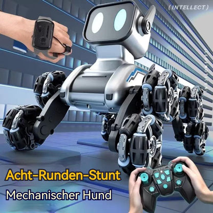 Gesteaktivierter ferngesteuerter robotischer Hund, achtbeiniger Stunt-Roboterhund, elektrischer kletternder und drifter Roboterhund, Kinder-Spielzeug, Kindergeschenk, Weihnachtsgeschenk.
