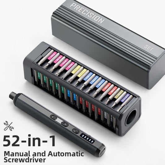 52/49-in-1 Magnetic Precision Screwdriver Set, Portable Manual Tool for Computer & Hardware Repair